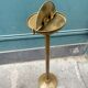 Brass pedestal ashtray, 1950