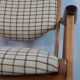 Danish Oak and Wool Chair, Mid-Century Scandinavian 1950s
