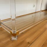 Lucite console Orsenigo 1970s
