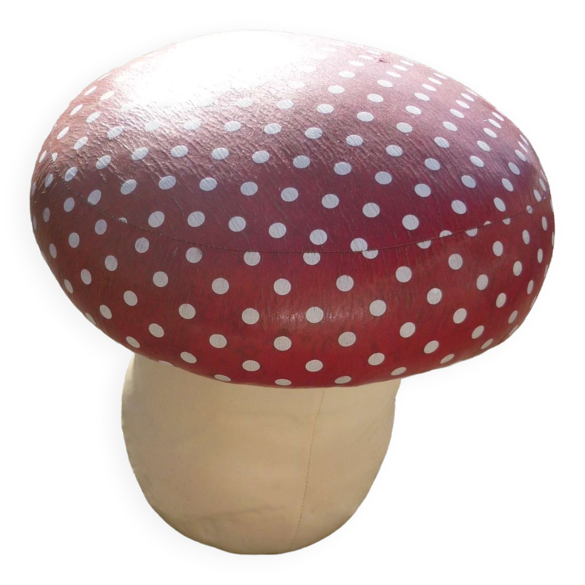 Tabouret pouf champignon pour enfant