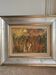 Modern painting, oil on wood panel, color and movement