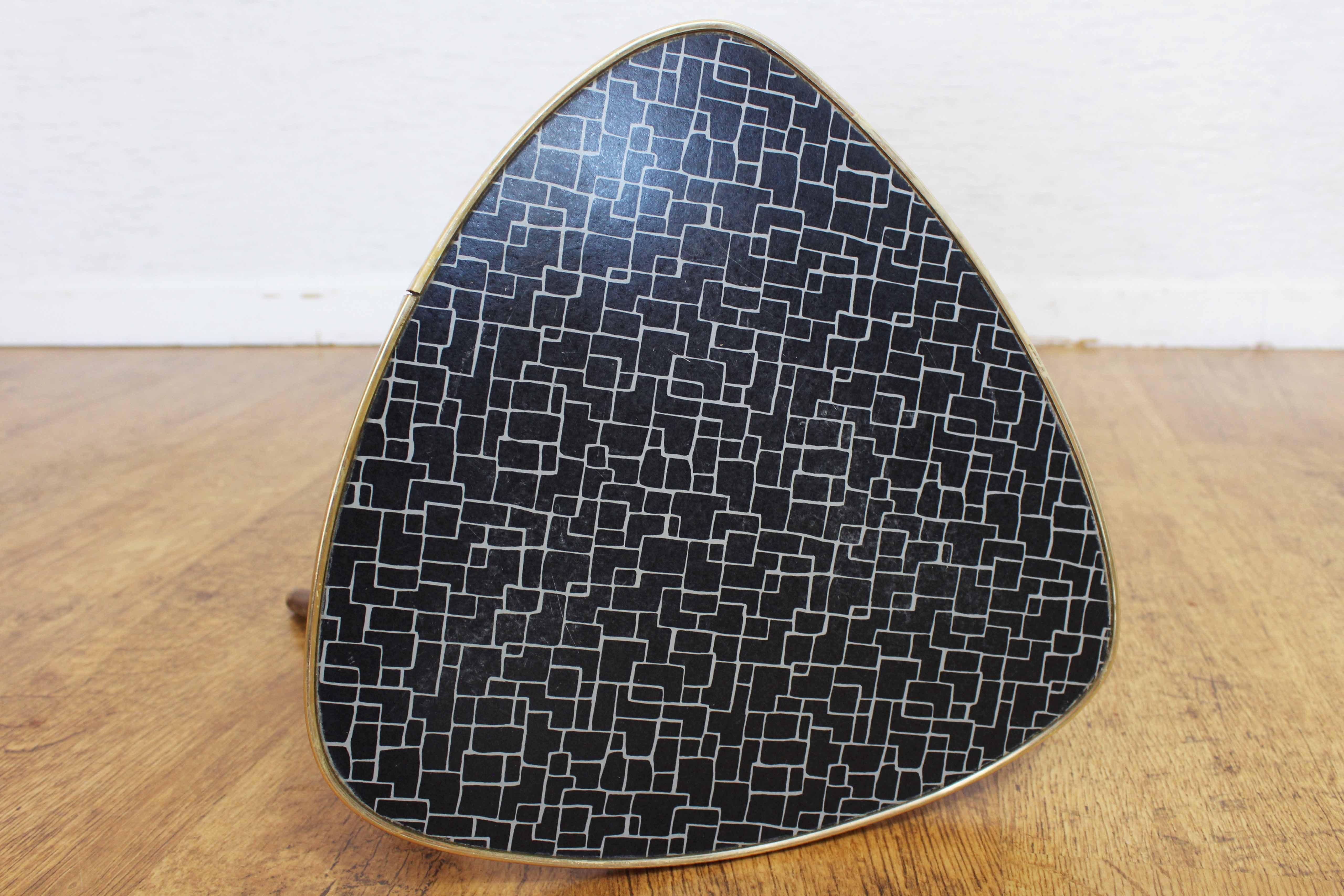 Vintage tripod pedestal table