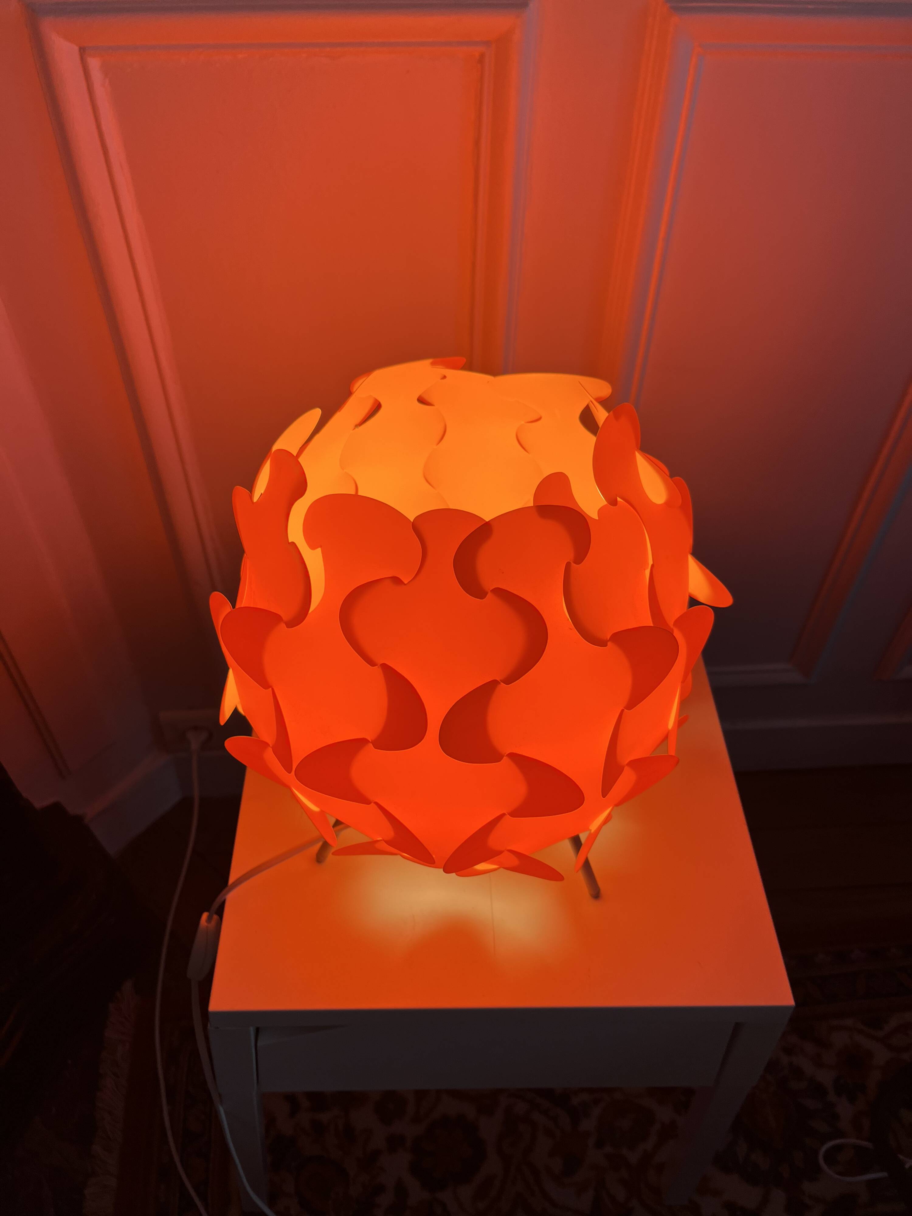 Lampe Ikea Fillsta vintage orange