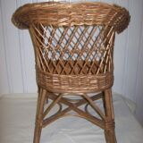 Wicker child fauteuril
