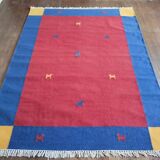 Handmade Indo Gabbeh rug 233x171cm