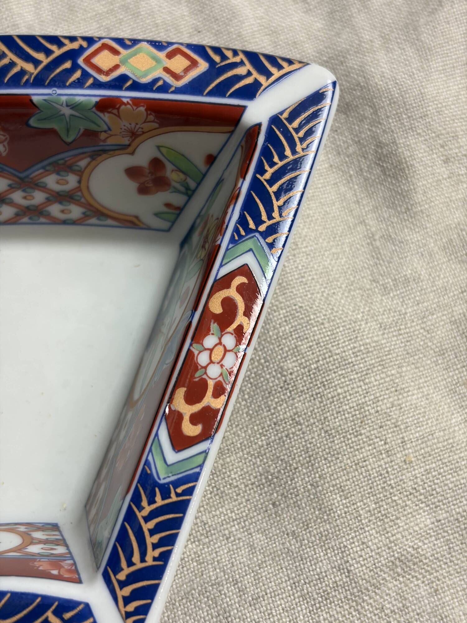 Vintage 70s style Imari serving dish