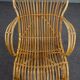 Rattan armchair Dutch Design Belse 8, 1950