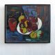 Uldis Rēdelis still life painting "With red vessel" | Latvia | 2005