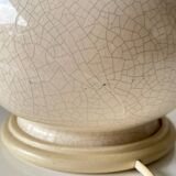 Vintage cracked glazed ceramic lamp – 1970s