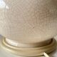 Vintage cracked glazed ceramic lamp – 1970s