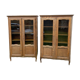 2 vitrines ancienne en bois