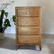 Commode chiffonnier vintage 4 tiroirs