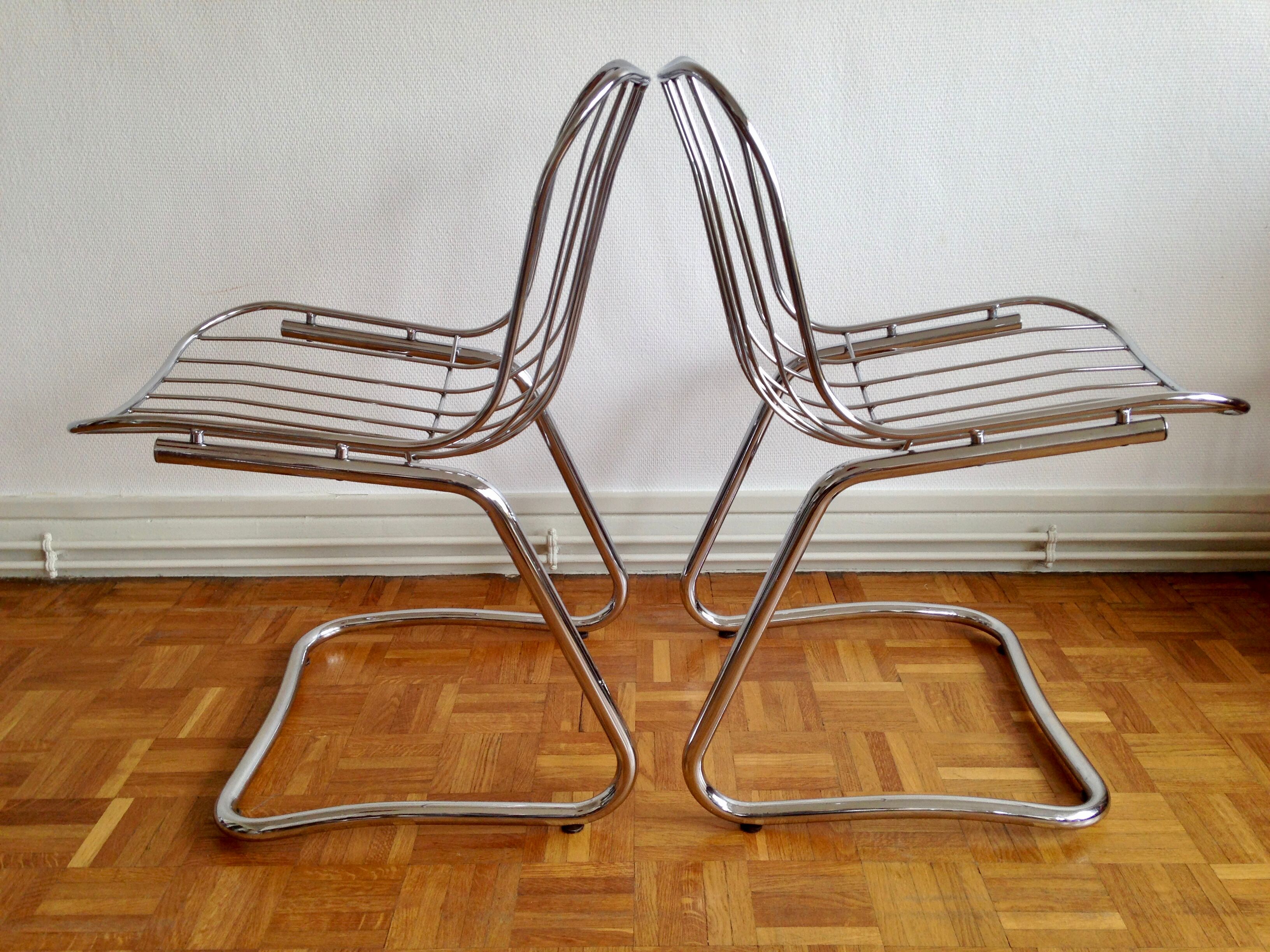 4 chairs by Gastone Rinaldi for Rima 1970