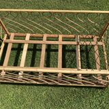 Wicker baby cot