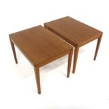 Set of 2 teak side tables, Sweden, 1960