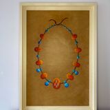 Contemporary painting "Berber Necklace 4", 2024