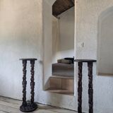 Pair of African stools