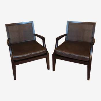 Pair of Lauren armchairs by Promemoria