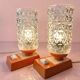 lampes vintage Mid Century Massive 1970 globes pointes de diamant