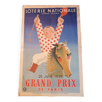 Affiche "Equitation" 1939