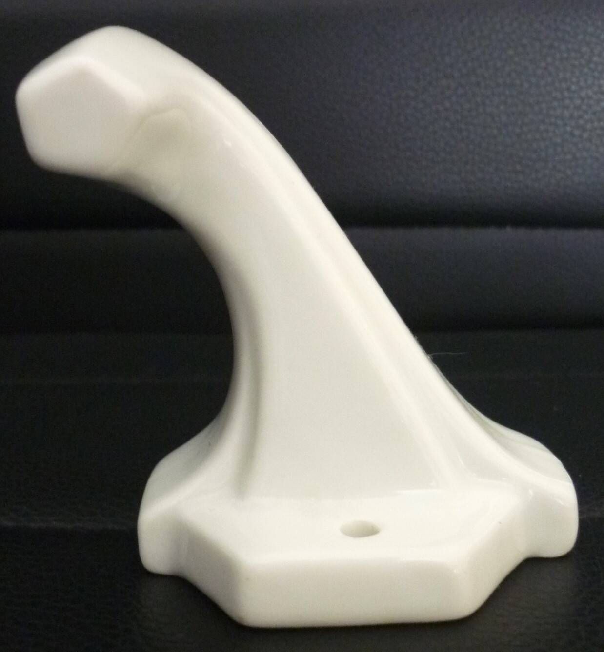 Set of 4 coat hooks, antique porcelain coat rack, art deco circa 1920