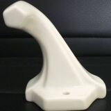 Set of 4 coat hooks, antique porcelain coat rack, art deco circa 1920