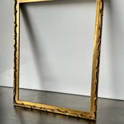 Antique art nouveau frame gilded wood measurements 25.5 cm x 19.5 cm