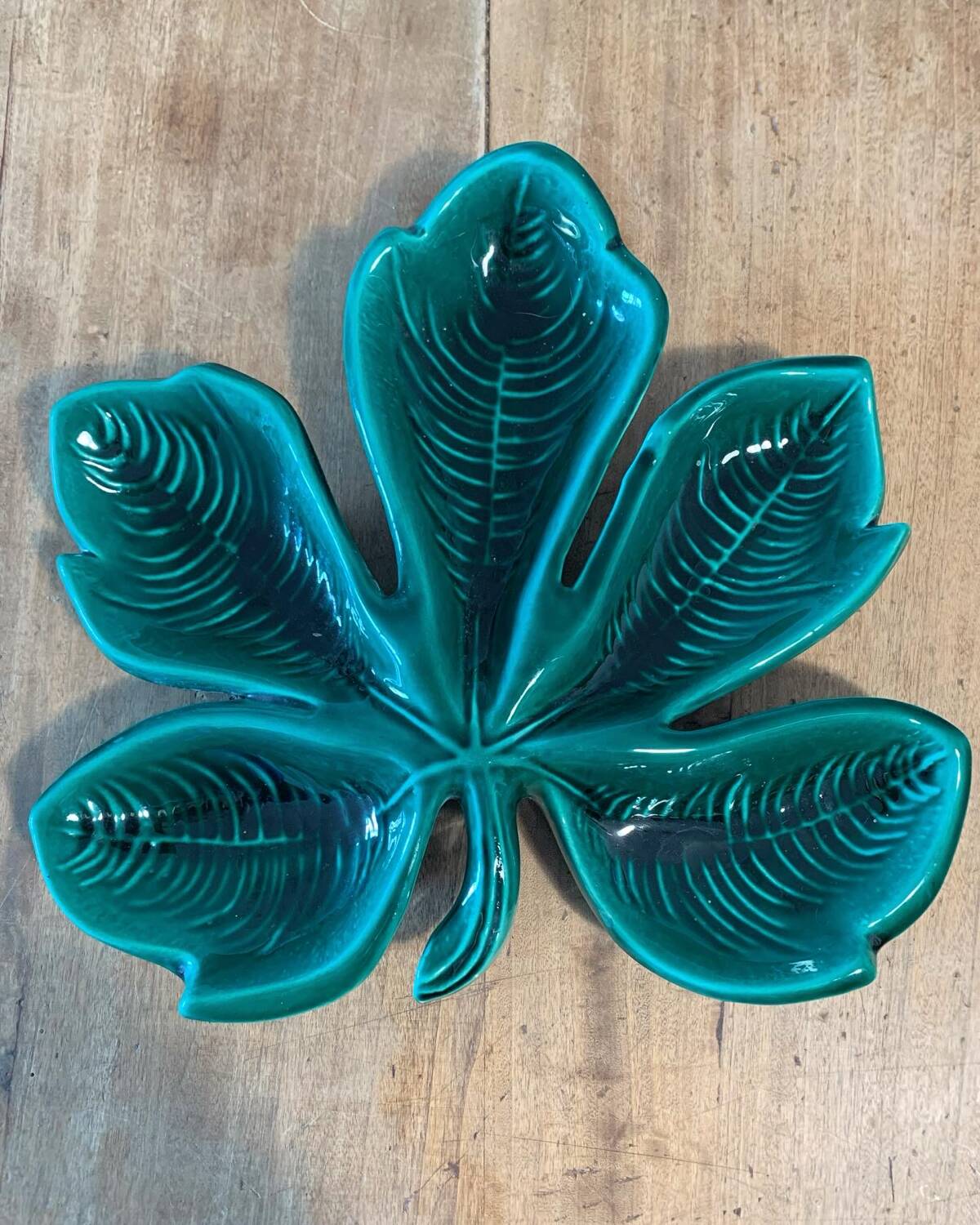 Old ceramic dish in the Vallauris style