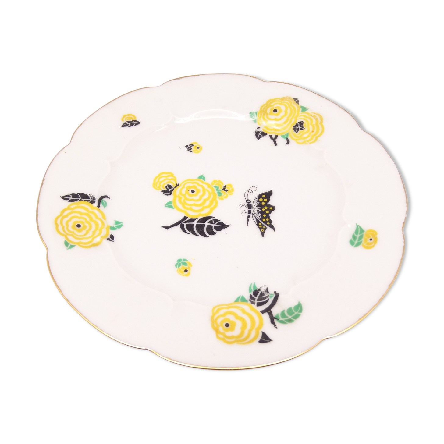 Large porcelain plate from Limoges