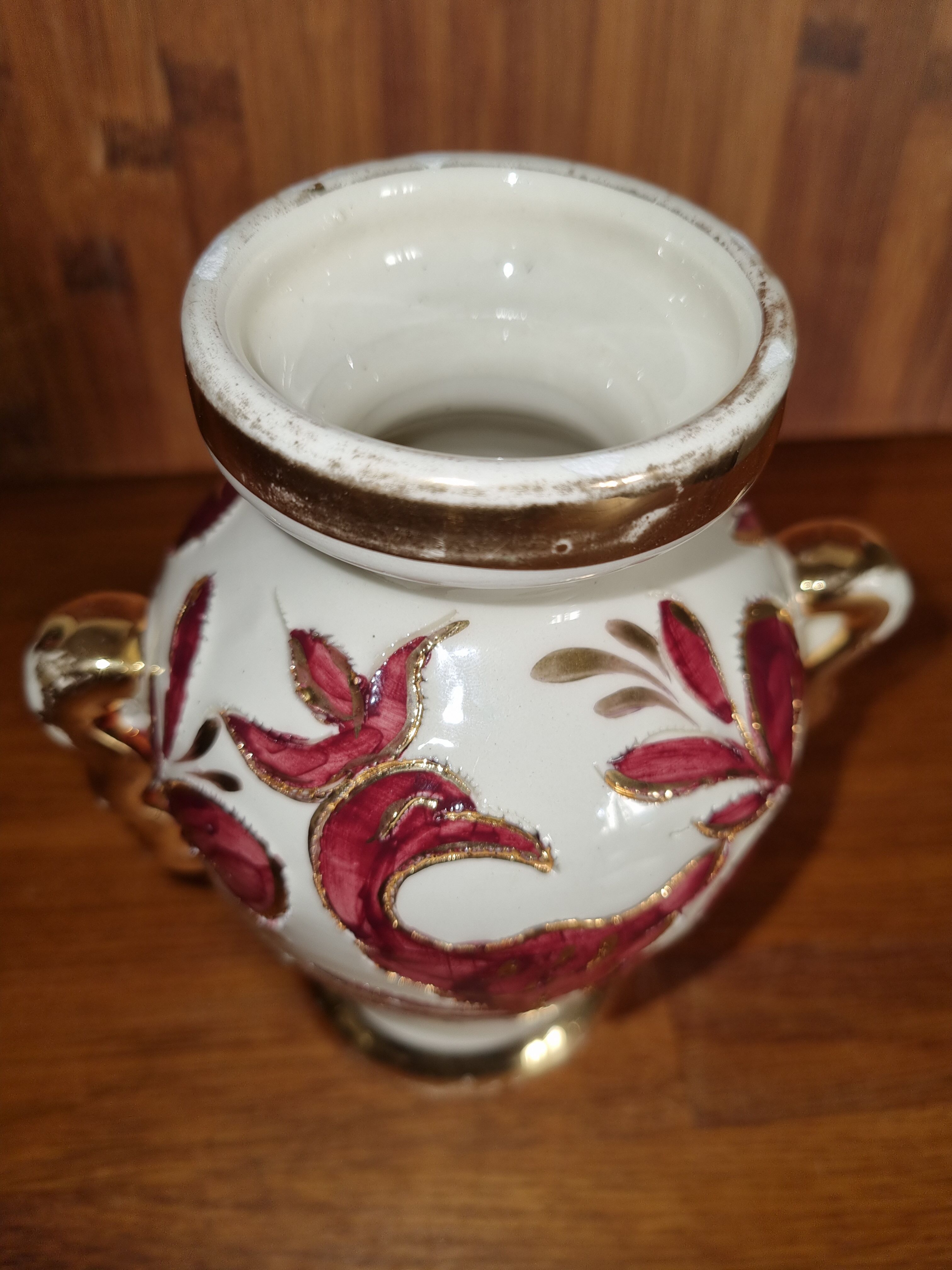 Vintage vase signed Pugi in Vallauris 50s - 60s