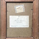 Painting Portrait of a 19th century by Frédéric Girot - frame