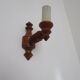 Wooden sconce