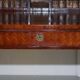 Antique Bureau Bonheur Du Jour circa 1870 in hardwood and marble.