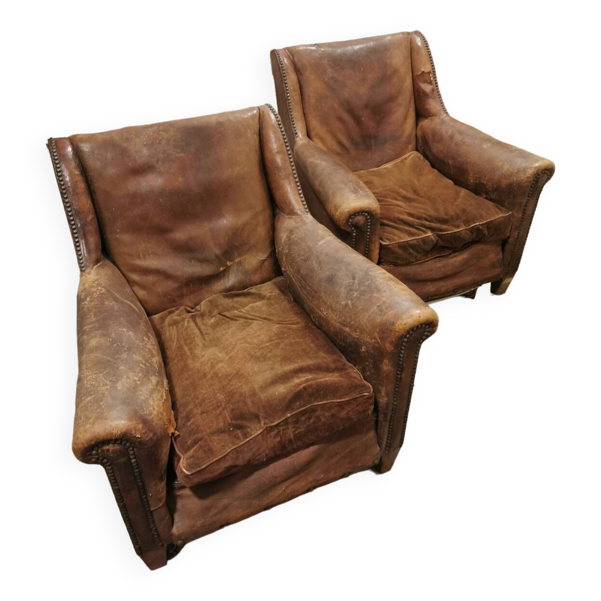 Vintage club chairs