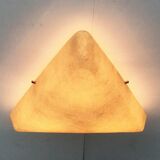 Mid-Century Minimalist Triangular Ceiling Lamp in Fibreglass, 1960s