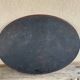 Large Red Lacquered Sheet Metal Serving Tray. Empire Period.