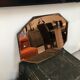 Art deco bevelled mirror  75x54cm