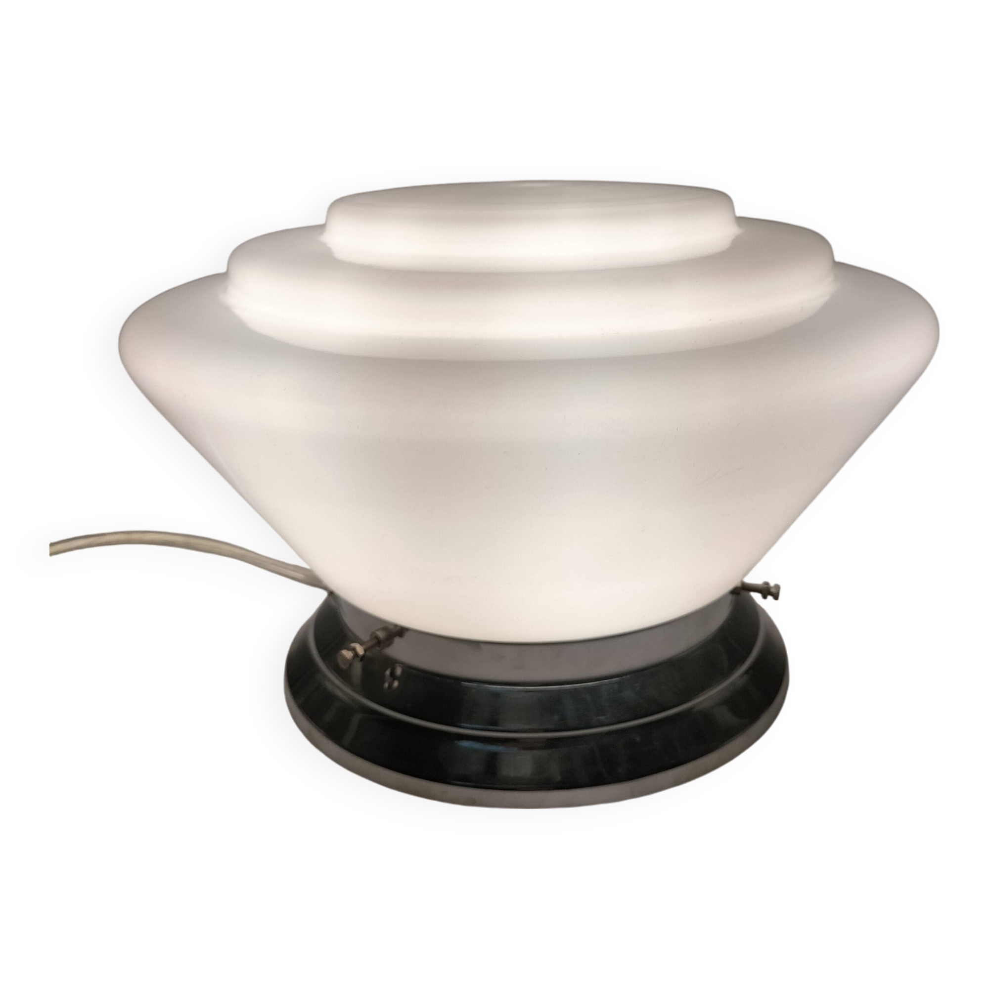 Art Deco Opaline Lamp