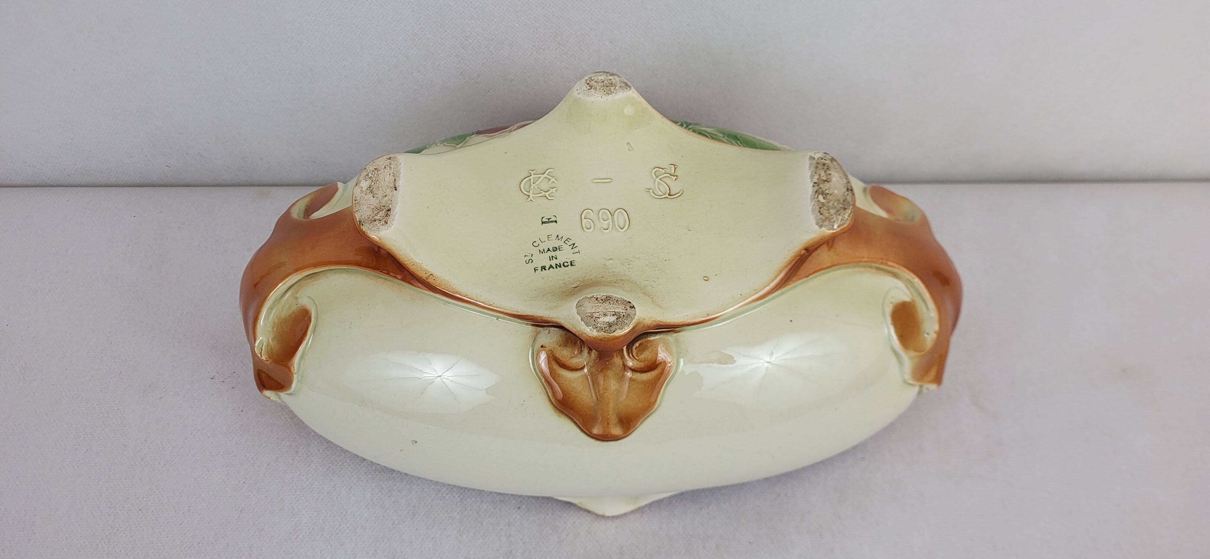 Keller & Guérin Art Nouveau Planter / Saint Clément