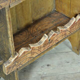 Beech Wabi Sabi cabinet, circa 1850