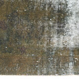 3x7 Classic Vintage Turkish Runner Rug, 3x7 Runner Rug, Short Vintage Rug, Handmade Rug206x95Cm