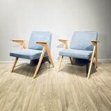 Paire de fauteuils par J. Chierowski 1960