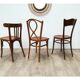 3 wooden bistro chairs