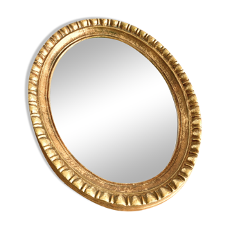 Gilded wood mirror