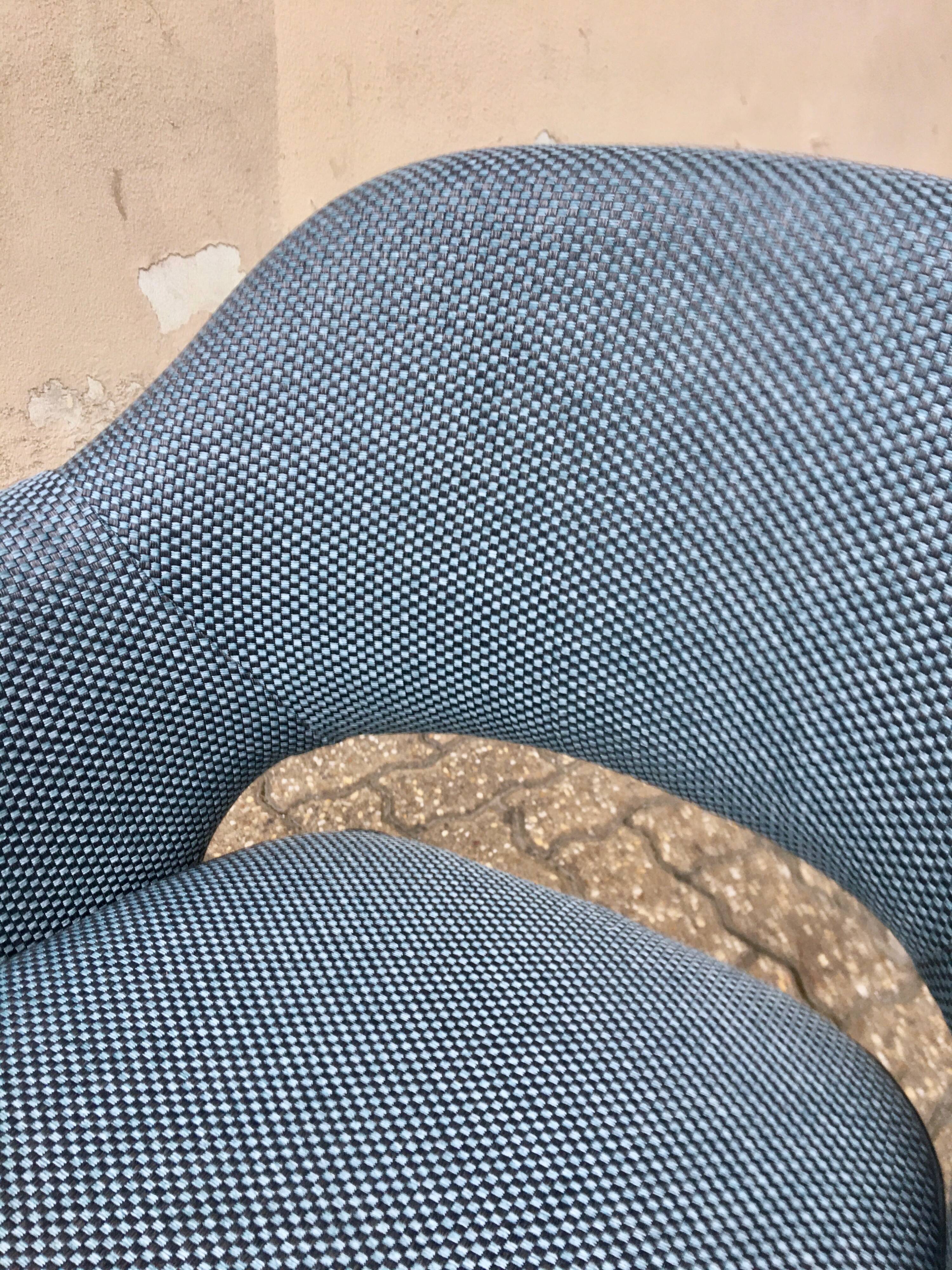 Conference chair by Eero Saarinen for Knoll, reupholstered.