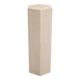Vintage Travertine Pedestal, 1980s.