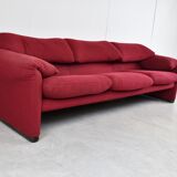 Maralunga 3 seater sofa by Vico Magistretti for Cassina