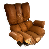 Koala padded leather lounge chair by Blaha, Holland 1960´s