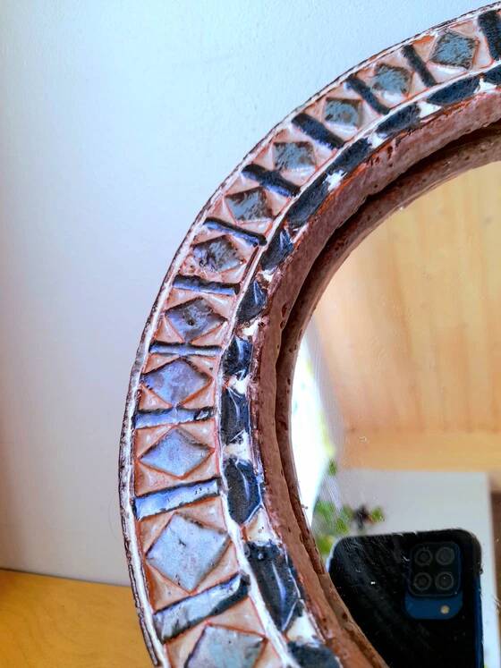 Ceramic mirror Roland Zobel 1970