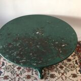 Old patinated bistro table